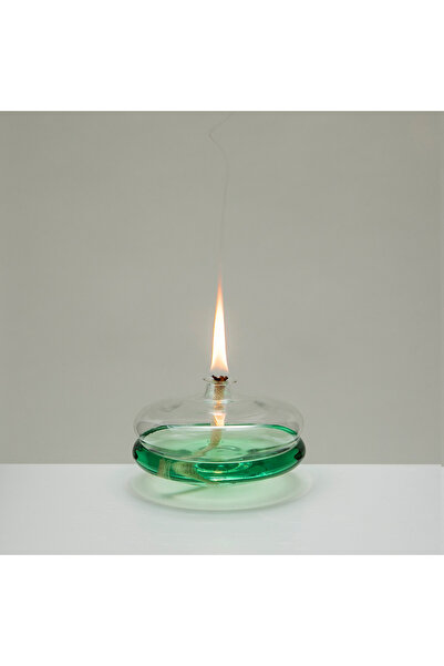 Chakra Macaron Cam Kandil 9x5 Cm Transparan