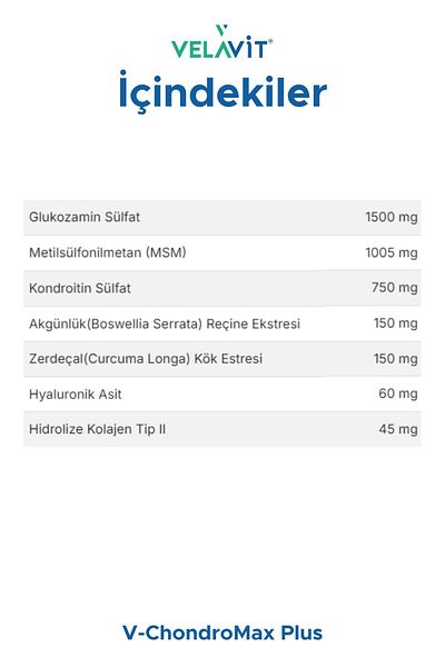 Velavit V-Chondromax Plus 90 Tablets