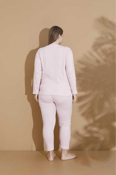 LİLA İÇ GİYİM WINTER WIDE STYLE MOTHER LONG SLEEVE PAJAMA SET