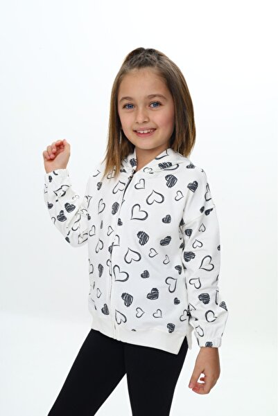 Toontoy Girl's Hooded Cardigan