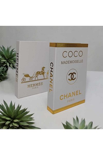 NariHome Decorative Book Box Set of 2