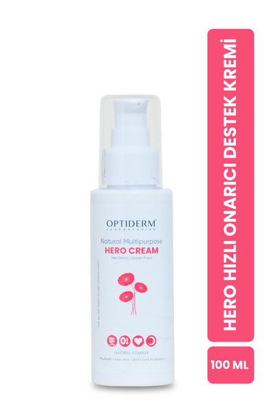 Optiderm Hero Cream Hızlı Onarıcı Destek Yara Yanık Kremi 100 ml