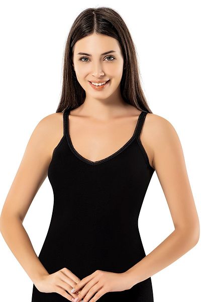 ERDEM İÇ GİYİM Tricou cu nervuri modal pentru femei White White Erdem 2009
