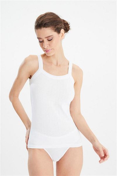 ERDEM İÇ GİYİM Erdem White Camisole Athlete 2203