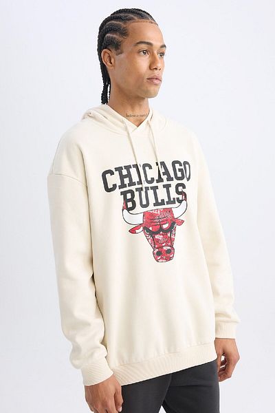 DeFacto Chicago Bulls Boxy Fit Kapuzenpullover – V0069az24au