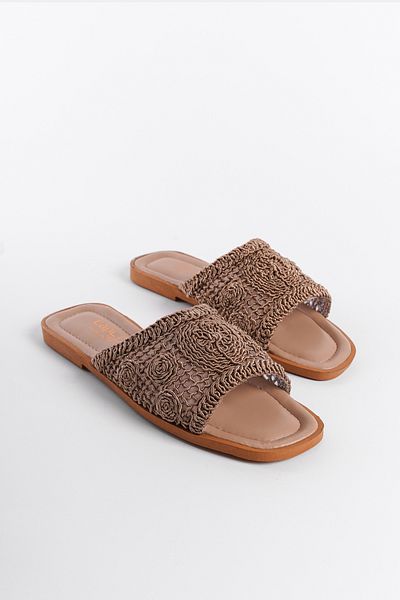 Capone Outfitters Γυναικείες Πλεκτές Παντόφλες - Άνετο και Κομψό Σχέδιο