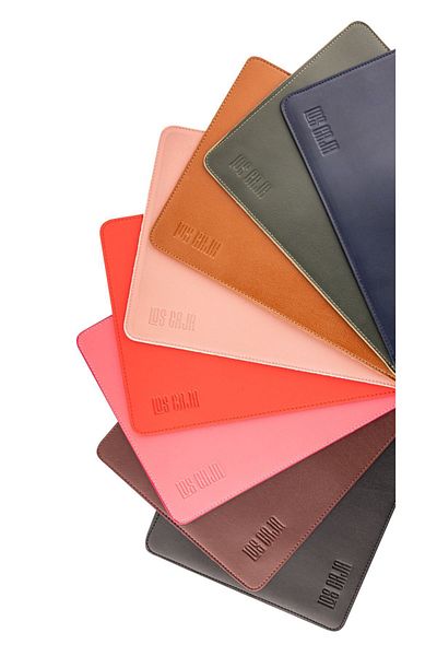 LOS CAJA 13 Inch Laptop Cover - Vegan Leather, Water Repellent, Computer Notebook Laptop Bag