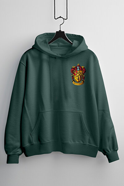 Zestia Hanorac unisex, cu imprimeu design Gryffindor, croială normală, 100% b...