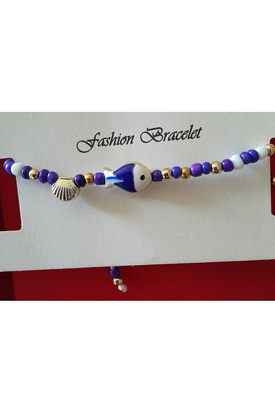 Minnoş Dükkan Fish Beaded Lucky Bracelet