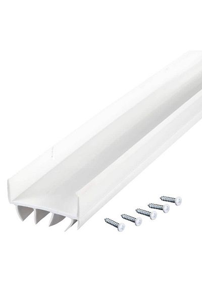 M D Building Vinyl U-Shape Screw On Under Door Seal