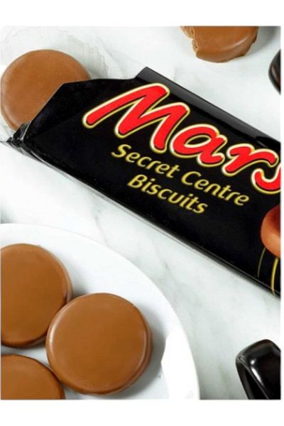 Mars بسكويت سيكريت سنتر - شوكولاتة الحليب، حشوة الكراميل، الكاكاو 132 جرام