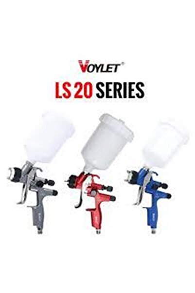 Voylet LS20 ÜSTDEN DEPO BOYA TABANCASI  1.3 MM LİK KIRMIZI
