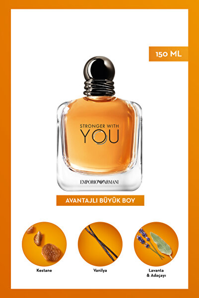 Emporio Armani Stronger With You EDT 150 ml Erkek Parfüm 3614271992727