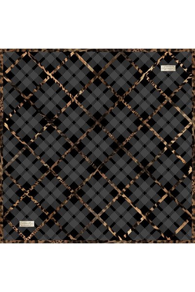 LA BOUTIQUE 2056-02-90X90 Model Fall Scarf