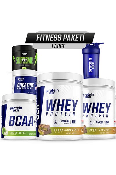 Proteinocean Fitness Pack Large - Dubai Chocolate Green Apple