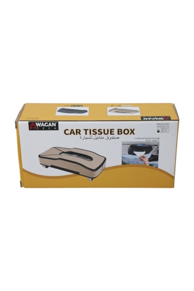Wagan Durable and Elegant Design Car Tissue Box Holder