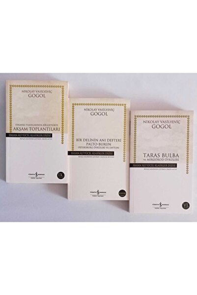 TÜRKİYE İŞ BANKASI KÜLTÜR YAYINLARI TARAS BULBAVEMİRGOROD ÖYKÜLERİ,AKŞAM TOPL...