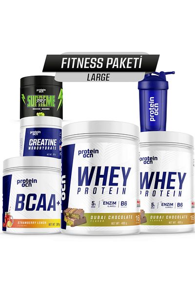 Proteinocean Fitness Pack Large - Dubai Chocolate Strawberry Lemon