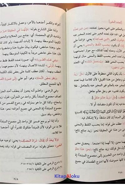 Hanifiyye Kitabevi Muharrem Efendi Şerhü Molla Camii (nou set de 2 volume în arabă Dizgi)