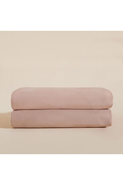 Chakra Tek Kişilik Lastikli Çarşaf 100x200 Cm Koyu Somon