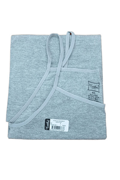 Nana & Mayka Moda Tutku 6-Piece Women's Ribbed Polyester Cotton Rope Strap Gray Undershirt 0135