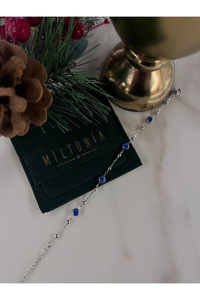 Miltonia Evil Eye Bead Steel Bracelet