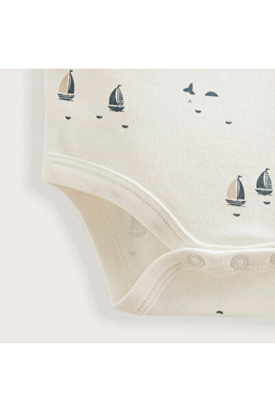 Chakra Marine Yenidoğan Kolsuz Body Ekru