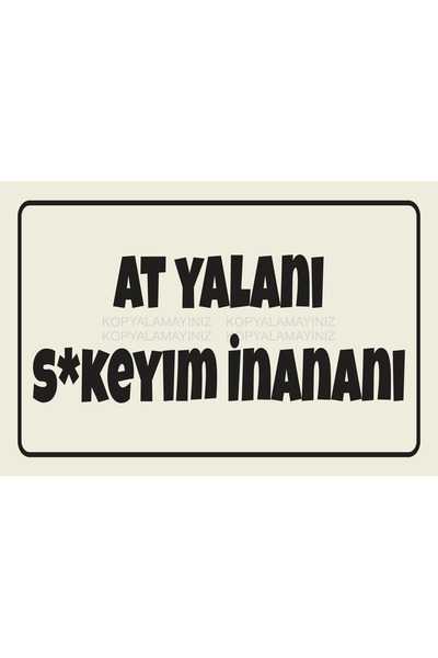 Hayat Poster știrni de perete de cal, spate de camion, fraze amuzante, poster...