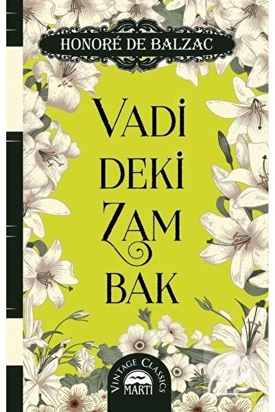 Martı Yayınları Vadideki Zambak (ciltli Özel Bez Baskı)