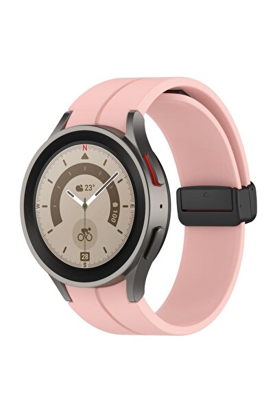 UnDePlus Samsung Galaxy Watch 4 5 6 7 Fe 40 40 44 Classic 42 43 46 47 Mm Kordon Magnetli Ayarlanır Silikon Ko