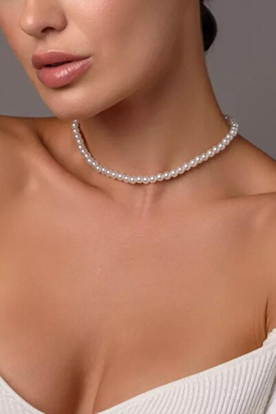 New Obsessions Madame Pearl Choker Necklace