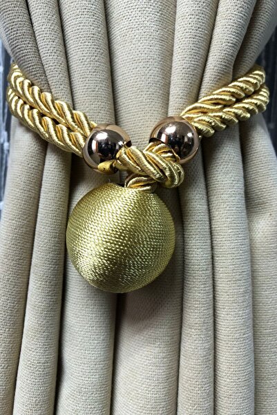 Cortibo Tek Toplu Dekoratif Fon Perde Tokası