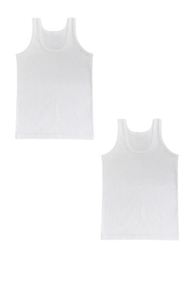 MODA Öz Yakut Men's Combed Cotton Tank Top 10 Pack Cotton