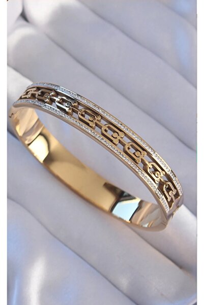 G Sport POLO 316L الصلب الذهب اللون الزركون حجر الصفد سوار