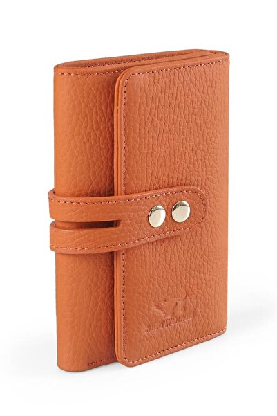 SEPTWOLVES Hakiki Deri Gold Detaylı Kadın Kartlık Ve Cüzdan