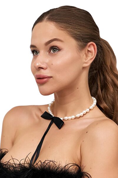 New Obsessions Olympe Double Combination Pearl Choker Necklace