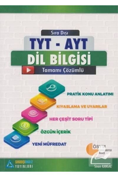 Sıradışı Analiz Yayınları Yks Tyt Dil Bilgisi Tamamı Çözümlü Konu Özetli