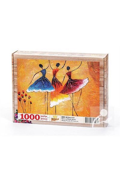 King Of Puzzle بازل خشبي باليرينا 1000 قطعة - DM01-M