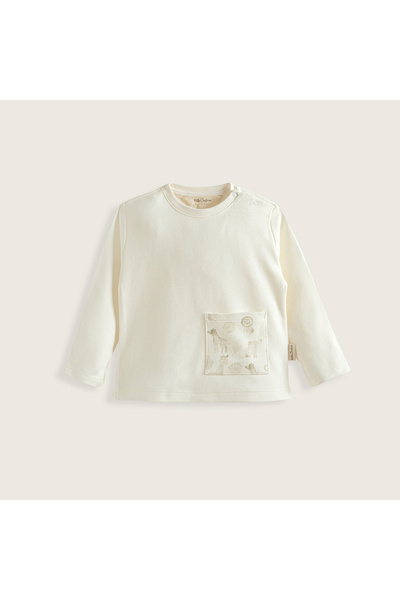 Chakra تي شيرت إكرو سفاري بأكمام طويلة