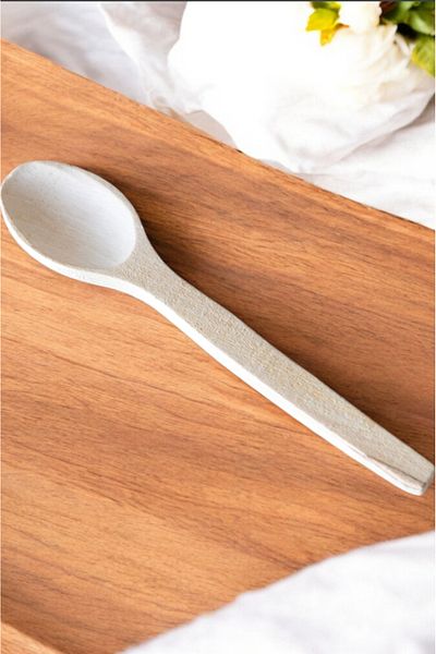 Hagen Unpolished Wooden Tablespoon Eating Utensils Natural Wood Wooden Spoon No Varnish Healthy Natural Spoon