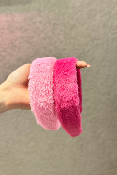 PREGIO 2' Plush Pink-Fuchsia Soft 3 cm Wide Crown