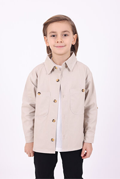 Pollito Boy's 2-Pocket Buttoned Seasonal Jacket