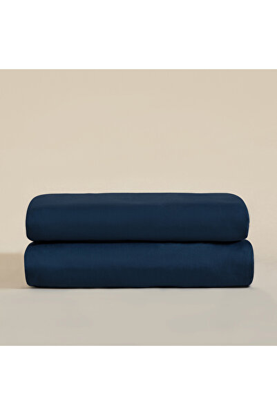 Chakra Alana Düz Çarsaf 180x260 cm Marin Mavi