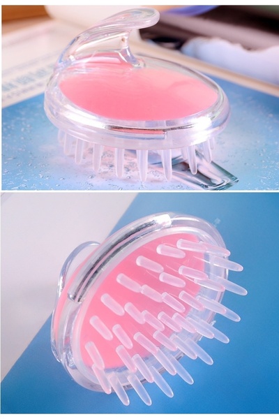 SEVRU Pieptene de duș Pieptene de masaj pentru cap din silicon Pieptene pentr...