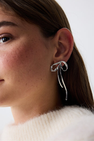 Penti Σετ σκουλαρίκια σε ασημί χρώμα