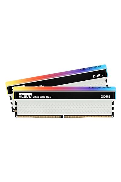 KLEVV Cras XR5 RGB 32GB 6200MHz CL32 - AMD EXPO DDR5 Heatsink White Ram