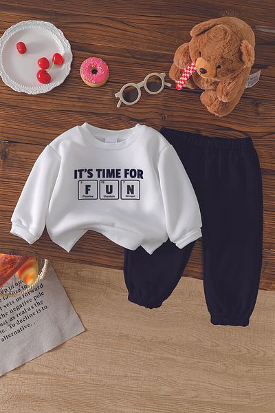 ADABEBEK Premium Fun Time Printed 2-Piece Baby Set 22923