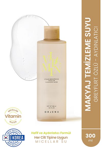 Orjena Vitamin Brightening Micellar Cleansing Water - 300ml