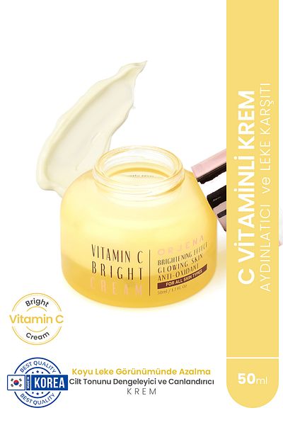 Orjena Vitamin C Bright Cream - Vitamin C Brightening Cream - 50ml