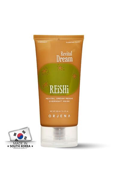 Orjena Revital Dream Reishi Overnight Mask - 100ml Vegan, Revitalizing and Moisturizing Sleeping Mask
